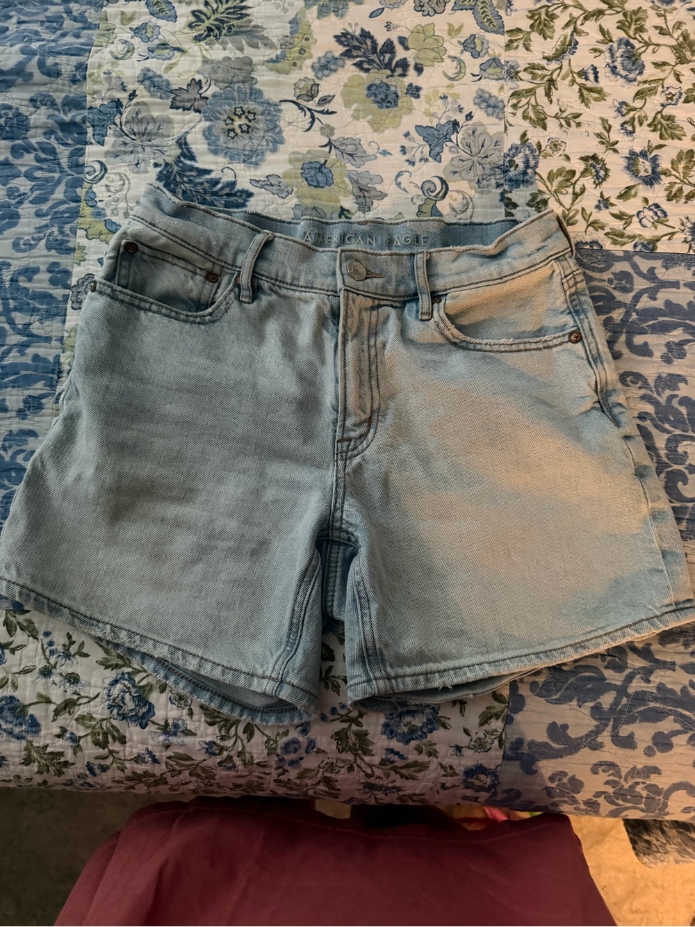 American Eagle Outfitters Light Blue Denim Jean Shorts